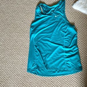 mens turquoise medium nike sport tank top